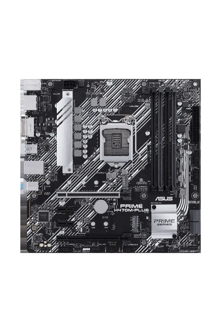 Asus Prime H510M-K R2.0 Intel H470 (LGA 1200) micro ATX DDR4 Motherboard, Intel Optane Memory Ready