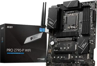 MSI PRO Z790-S WiFi ProSeries Motherboard, Supports 12th/13th/14th Gen Intel Processors, LGA 1700, DDR5, ATX