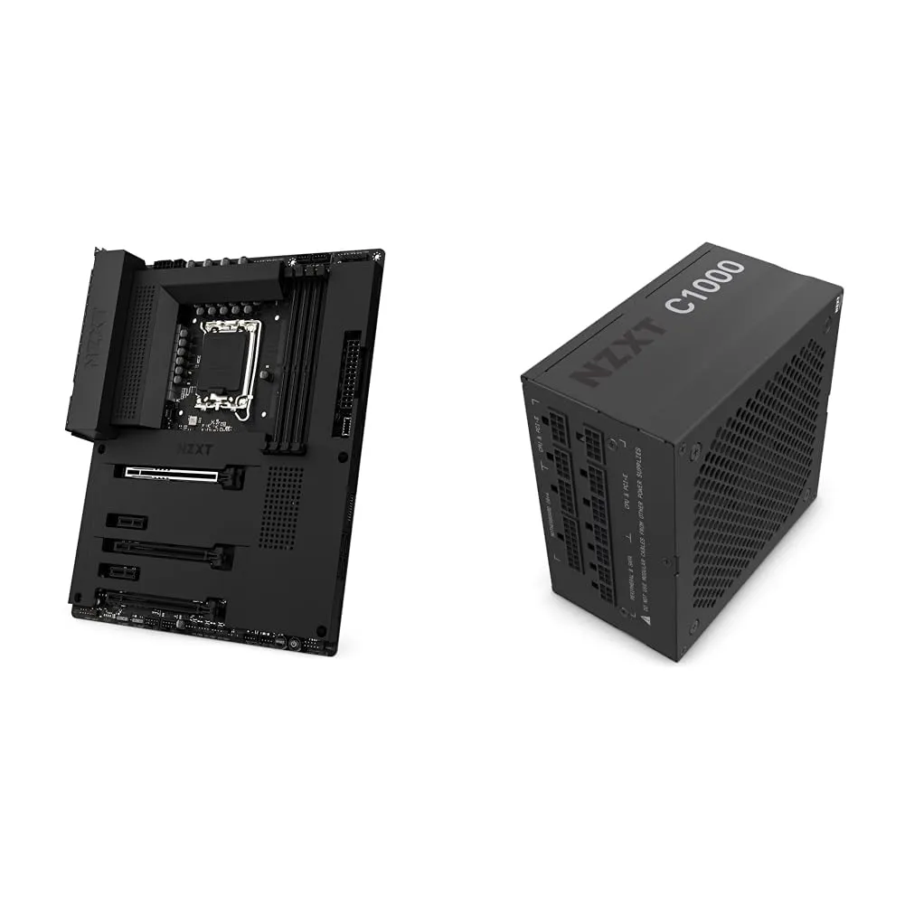 NZXT N7 Z790 ATX Motherboard - Intel Z790, WiFi 6E, Bluetooth, Integrated I/O Shield - Supports 12th/13th/14th Gen Intel CPUs - Black