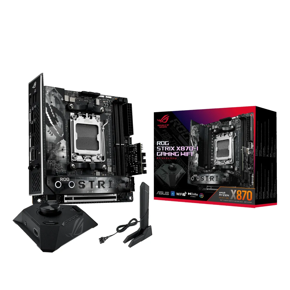 Asus Rog Strix X870-A Gaming WiFi With WiFi 7 DDR5