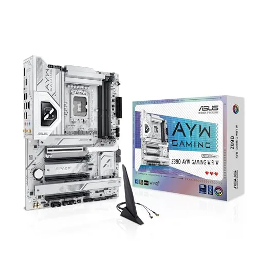 ASUS Z890 AYW Gaming WiFi W ATX Z890 , Intel® Core™ Ultra Series 2 Ready - White