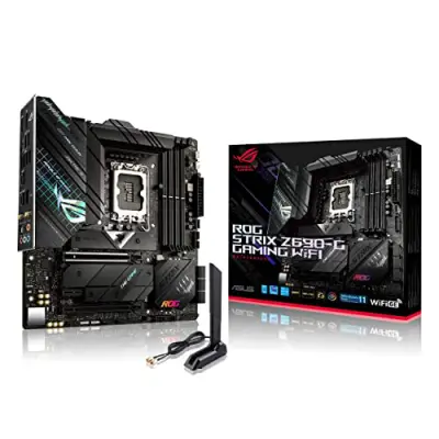 ASUS ROG Strix Z690-G Gaming WiFi 6E LGA Micro ATX (PCIe 5.0,DDR5,2.5 Gb LAN, Type-C )