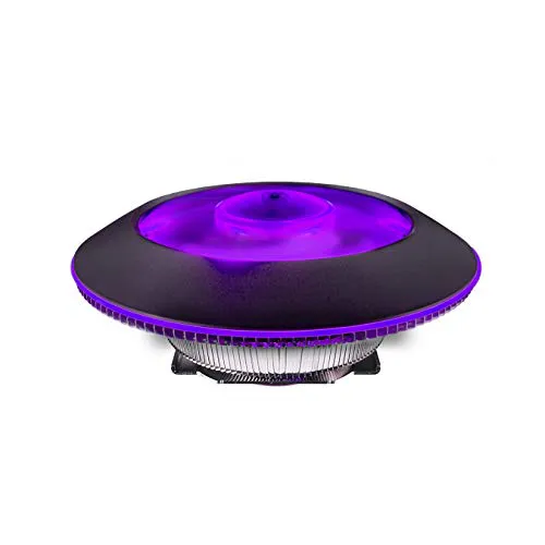 Cooler Master MasterAir G100M RGB Low Profile CPU Air Cooler Copper Heat Column Technology Ring and Fan
