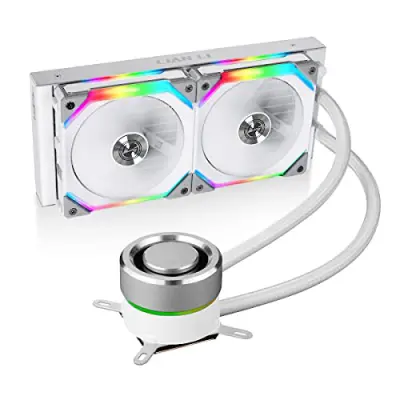 Lian Li Galahad AIO UNI FAN SL Edition 240 White - UNI FAN SL120 Edition - GA-240SLB
