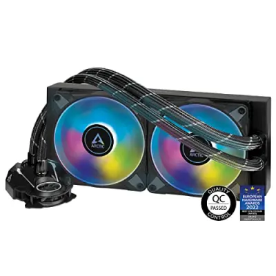 Arctic Liquid Freezer II 240 A-RGB - Multi-Compatible All-in-one CPU AIO Water Cooler with A-RGB, Compatible with Intel & AMD, LGA1700 Compatible - Black