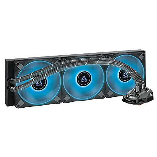 Arctic Liquid Freezer II 420 A-RGB - Multi-Compatible All-in-one CPU AIO Water Cooler with A-RGB, Fan Speed: 200-1900 RPM - Black