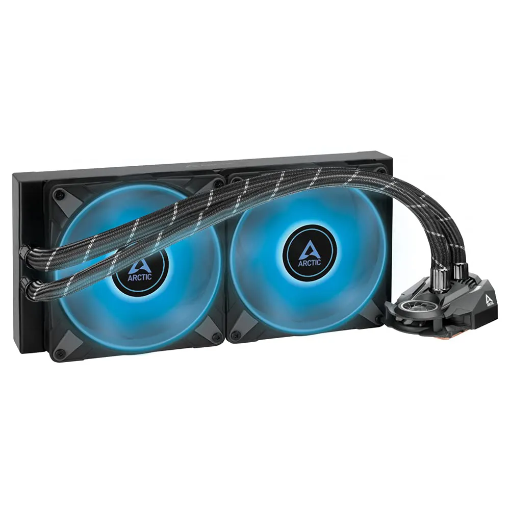 Arctic Liquid Freezer II 280 A-RGB - Multi-Compatible All-in-one CPU AIO Water Cooler with A-RGB, efficient PWM-Controlled Pump - Black
