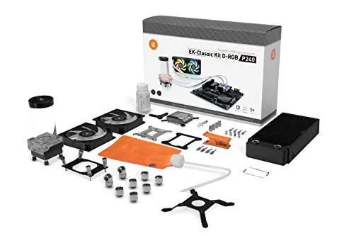 EK-Classic Kit P360 D-RGB, Complete Water-Cooling Starter Kit, 3 x D-RGB 120mm Fans, D-RGB Reservoir, 360mm RAD