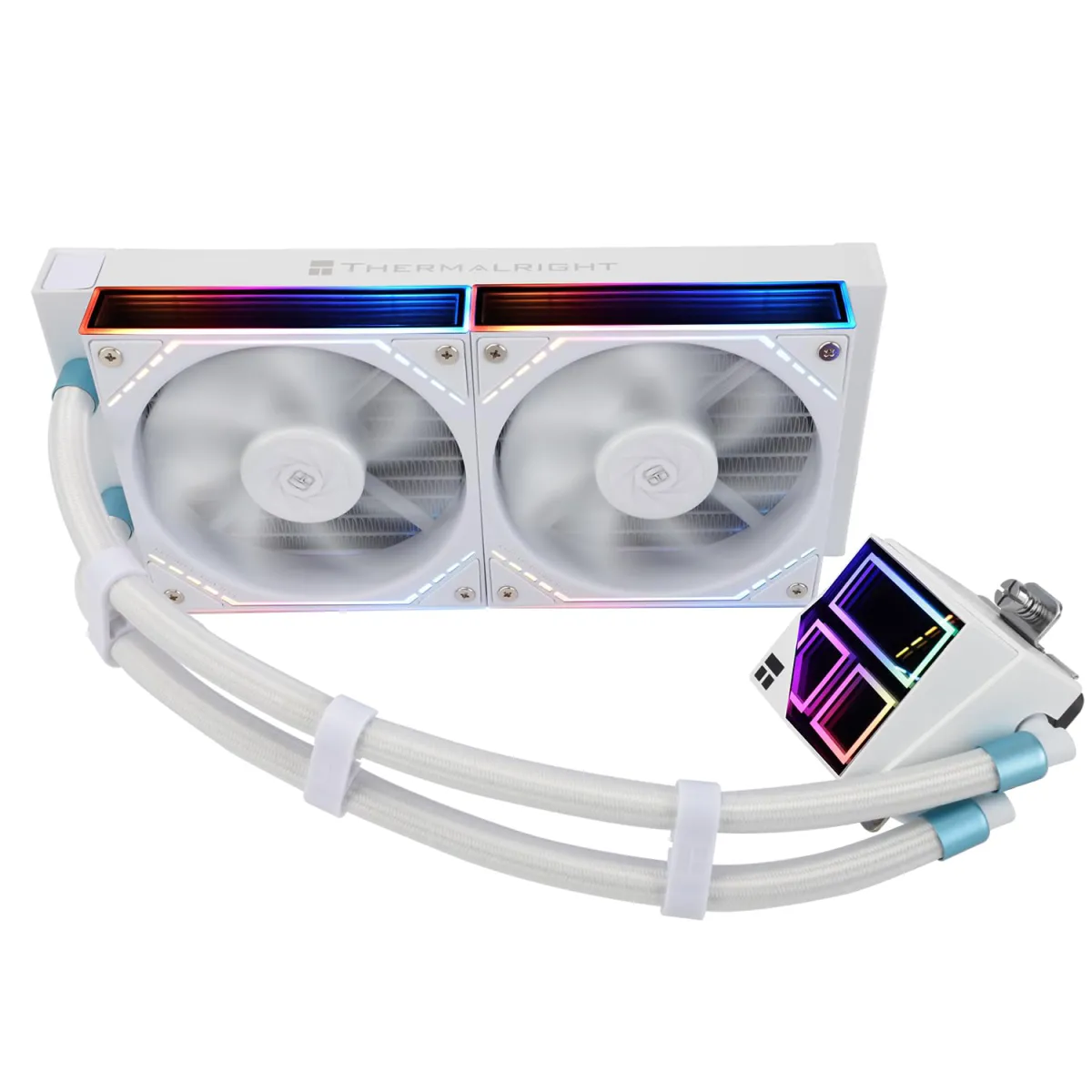 ProArtist ECONOMIC AIO 3 SE AIO Low Noise Powerful ARGB 240mm CPU Liquid Cooler - White