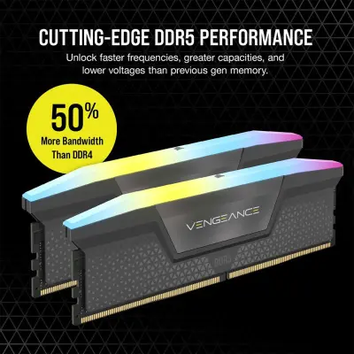 Corsair VENGEANCE® 32GB (2x16GB) DDR5 5200mhz CL40 AMD EXPO & Intel XMP Memory Kit