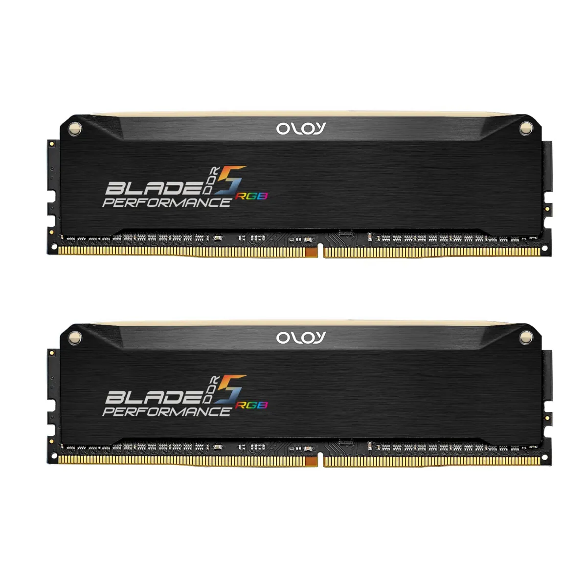 OLOy Blade RGB DDR5 RAM 64GB (2x32GB) 6000MHz 1.4V C40 Gaming UDIMM RAM - Black