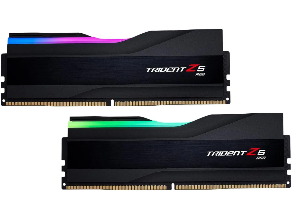 G.Skill Trident Z5 RGB DDR5 64GB (2x32GB) CL 36 6000MHz - AMD Expo / Intel XMP Ready - Black