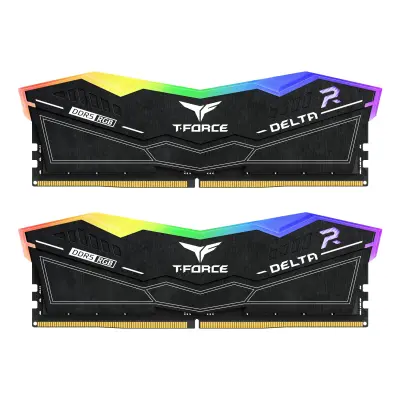 TeamGroup T-Force Delta RGB DDR5 64GB (2x32GB) 6000MHz CL 38 Black - Intel XMP 3.0 | AMD Expo