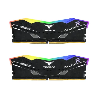 TEAMGROUP T-Force Delta RGB DDR5 16GB (2x8GB) 6000MHz CL38 Intel XMP 3.0 & AMD Expo - Black