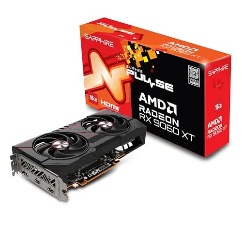 Sapphire Pulse AMD Radeon™ RX 9060 XT OC 16GB GDDR6, AMD RDNA 4