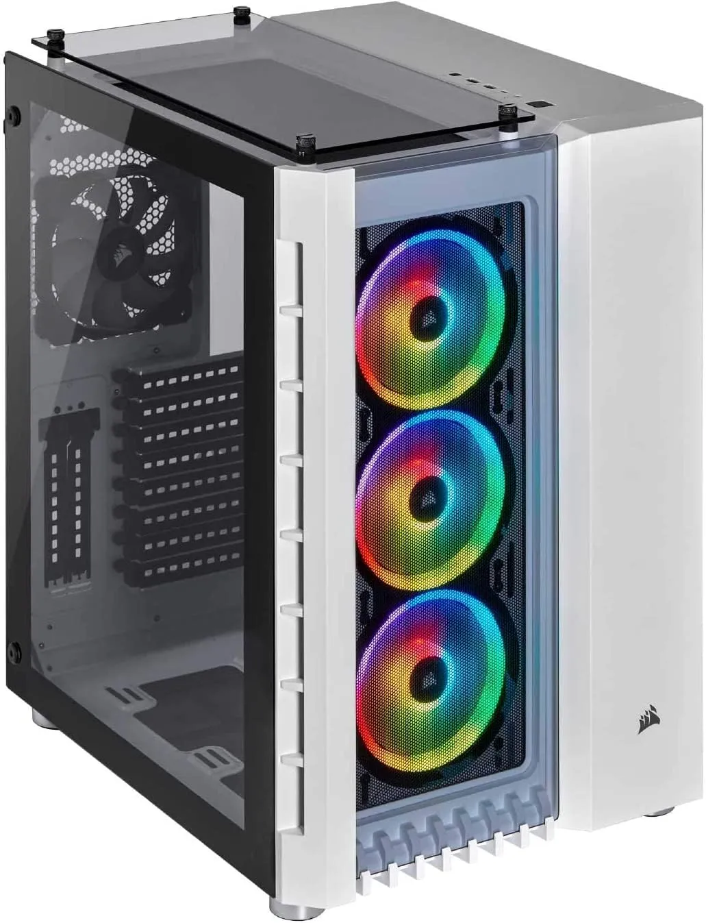 Corsair Crystal Series 680X RGB High Airflow Tempered Glass ATX Smart Case, White