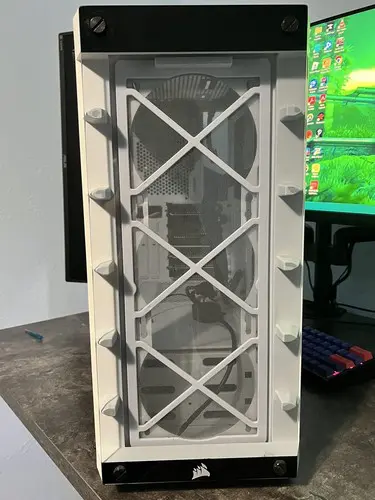 Corsair iCUE 465X RGB Mid-Tower ATX Smart Case - White