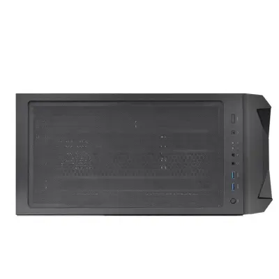 Thermaltake Commander C32 TG Motherboard Sync ARGB ATX Mid Tower Computer Chassis, Sync RGB Front Fans + 1 120mm Rear - Black