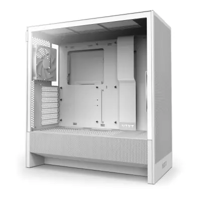 Segotep Gank 360 RGB Full-Tower E-ATX Desktop Gaming Computer PC Case (No Fan Included) - White