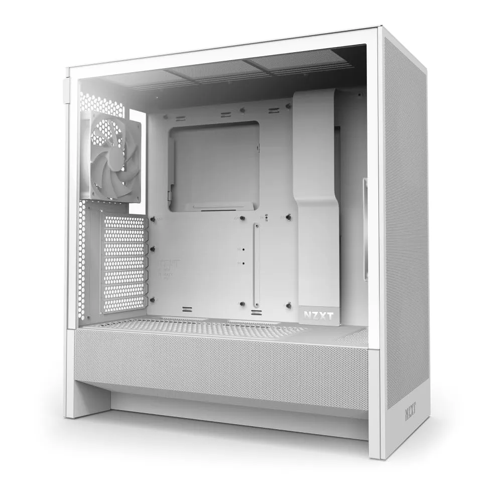 Segotep Gank 360 RGB Full-Tower E-ATX Desktop Gaming Computer PC Case (No Fan Included) - White