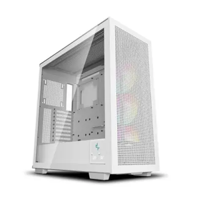 DeepCool Morpheus WH ATX+ Modular Airflow Housing Single and Double Chamber Configurations Dual Status Display 140 mm ARGB Fan