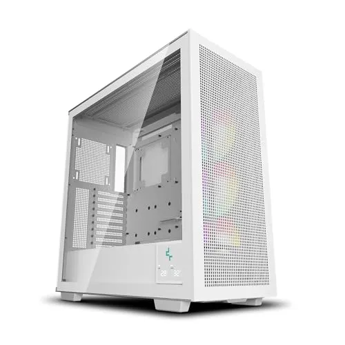 DeepCool Morpheus WH ATX+ Modular Airflow Housing Single and Double Chamber Configurations Dual Status Display 140 mm ARGB Fan