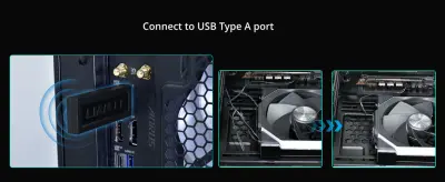 Lian Li O11D XL ROG Certified, Full Tower (Black) + Lian Li UNI Fan SL120 V2 RGB Black 2*Triple Pack with Controller (Black)
