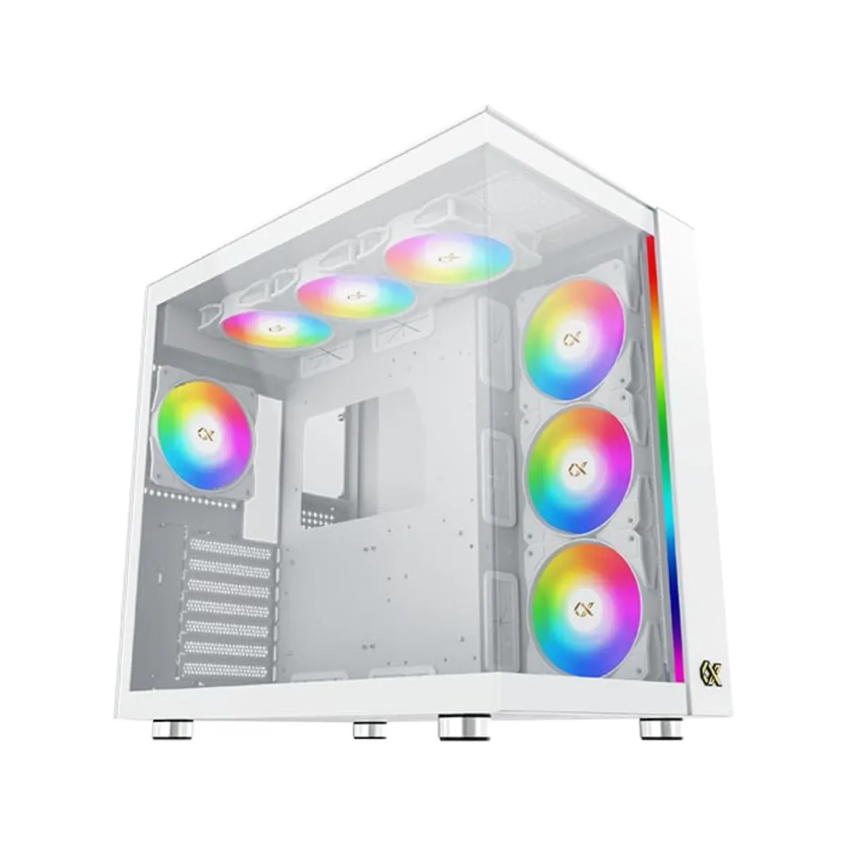 Xigmatek Alphard Arctic E-ATX Mid-Tower Case - White