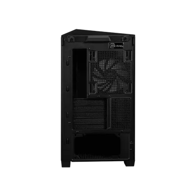 MSI PAG FORGE M100L Mini Tower Without RGB Fan, Micro ATX Motherboard, Tempered Glass - Black