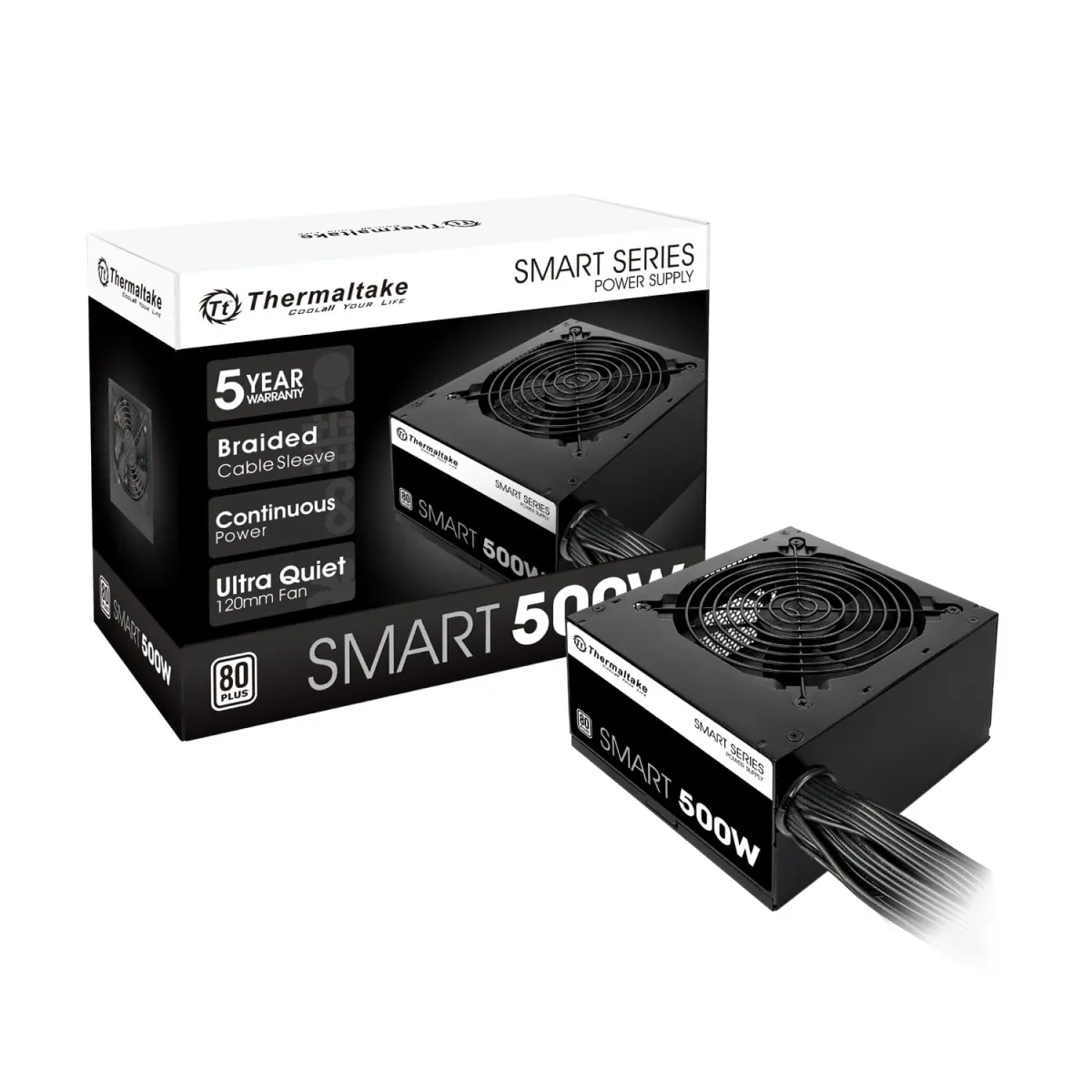 Rocket 500W 80% Efficiency - White Box