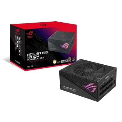 ASUS ROG Strix 1200W Gold Aura Edition, Fully Modular Power Supply, 80+ Gold Certified, ATX 3.0, PCIe Gen 5.0 Ready