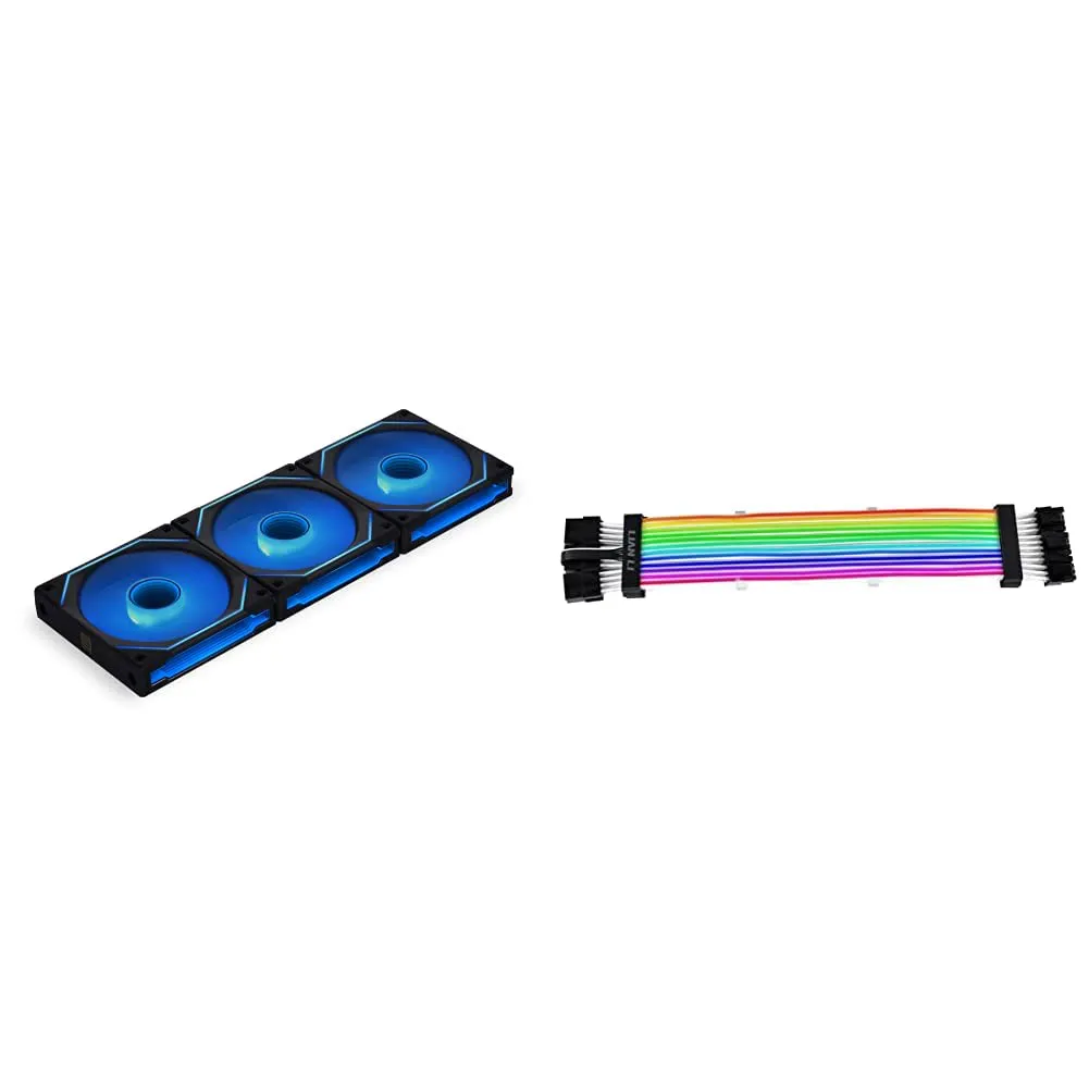 Lian Li UNI FAN SL-INFINITY 120 3x120 mm RGB Triple Pack with Controller - Black