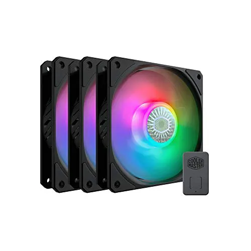 Cooler Master SickleFlow 120 ARGB Case & Cooling Fan - ARGB Motherboard Compatible, 62 CFM, 8 to 27 dBA - ARGB