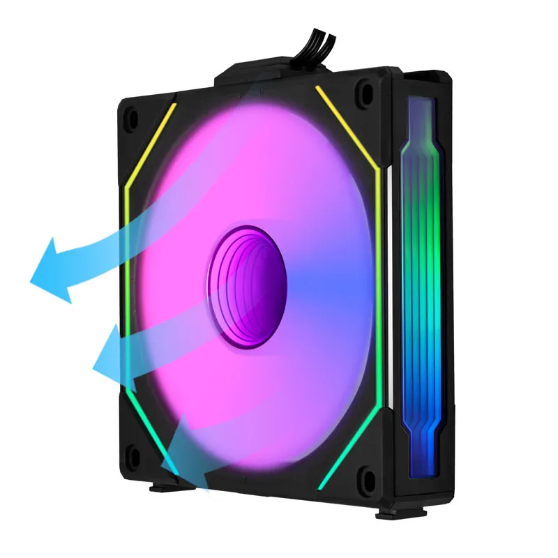 Lian-Li UNI SL120 V2 Reverse Blade Addressable RGB 120mm Fan - Black