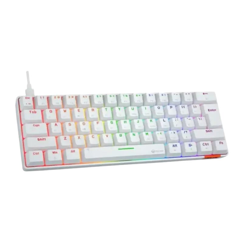 Keyboard Mechanical Bajeal K101 %60 RGB wired Red Switch