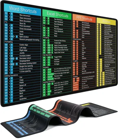 Mouse Pad ShortCuts 40x90