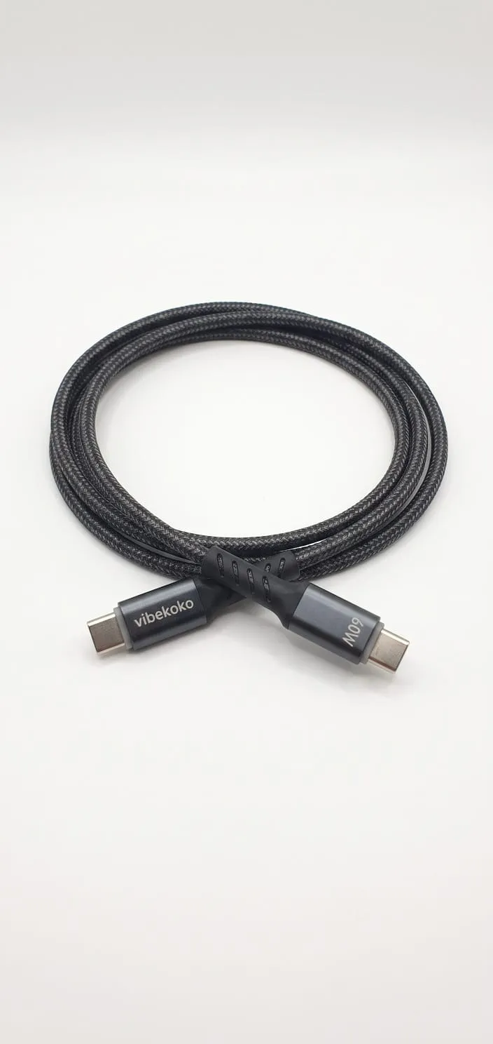 Cable Vibekoko VB-C60C 60W Type-C To Type-C