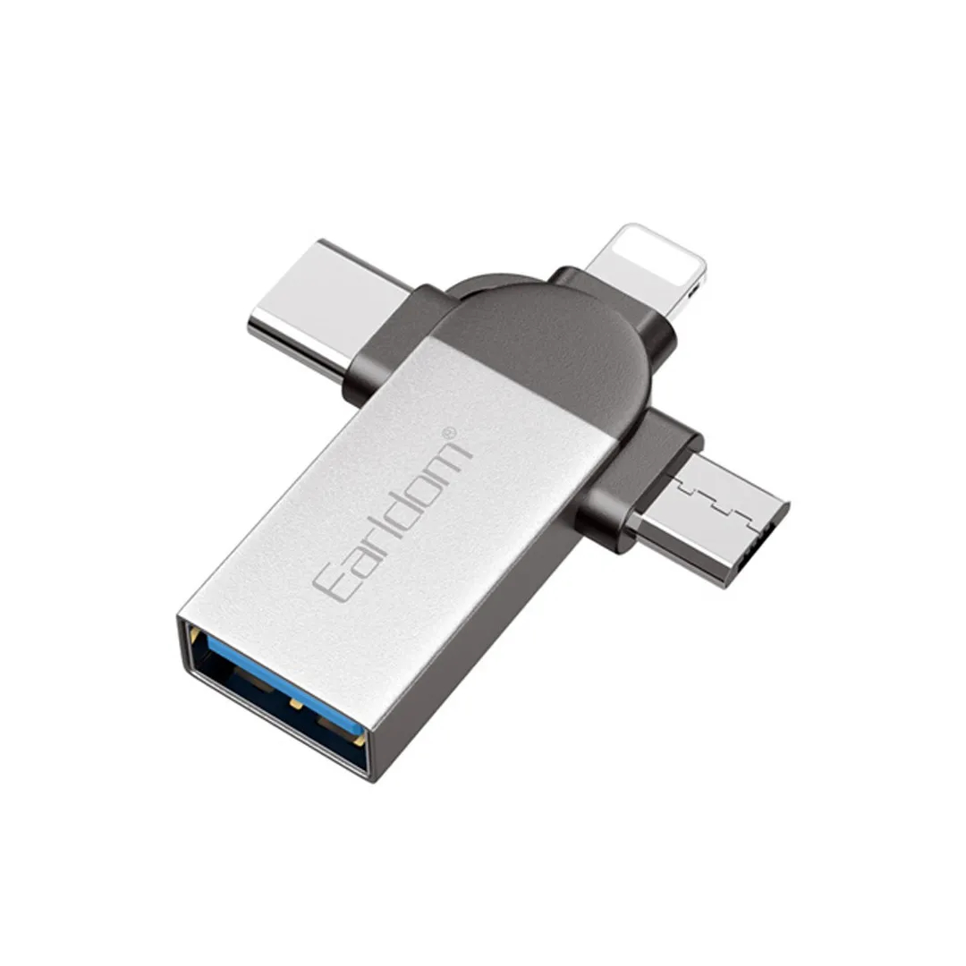 OTG Type-C & Lightning & Micro To USB Earldom OT93