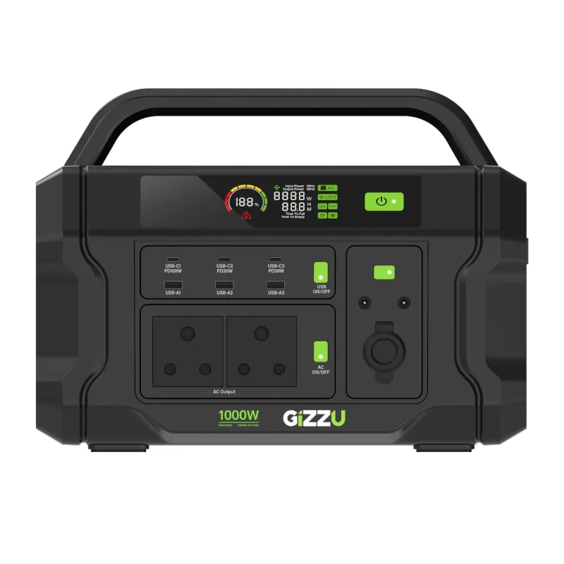 Gizzu 500W Portable Power Station GPS500