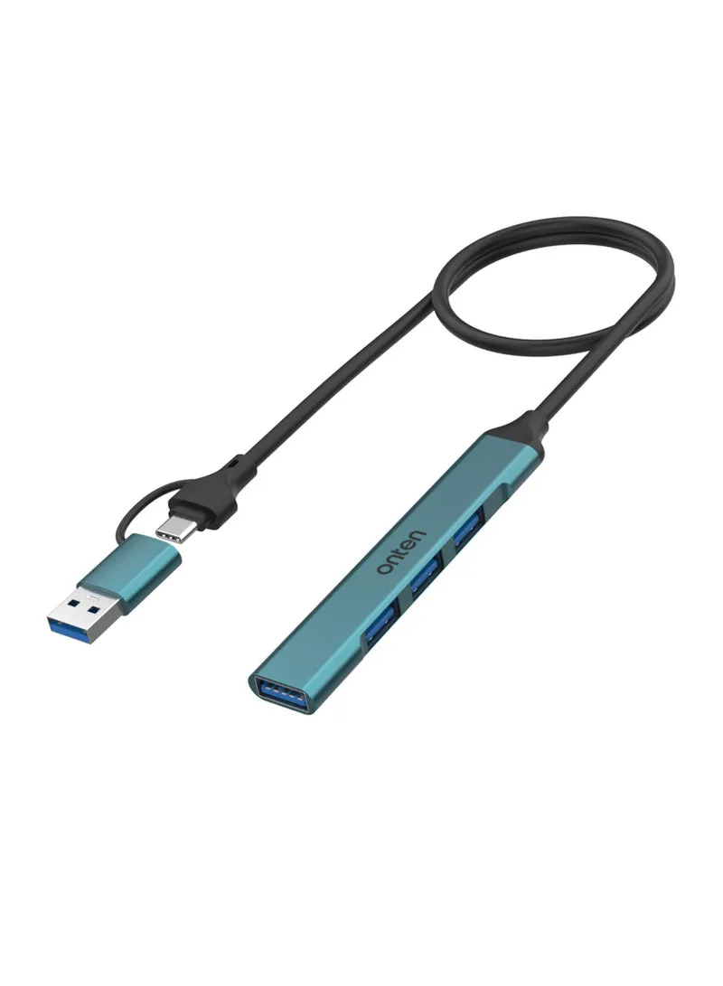 Hub 4-In-2 USB-C/USB 3.0 to 4-Port Hub OTN-UCA9701