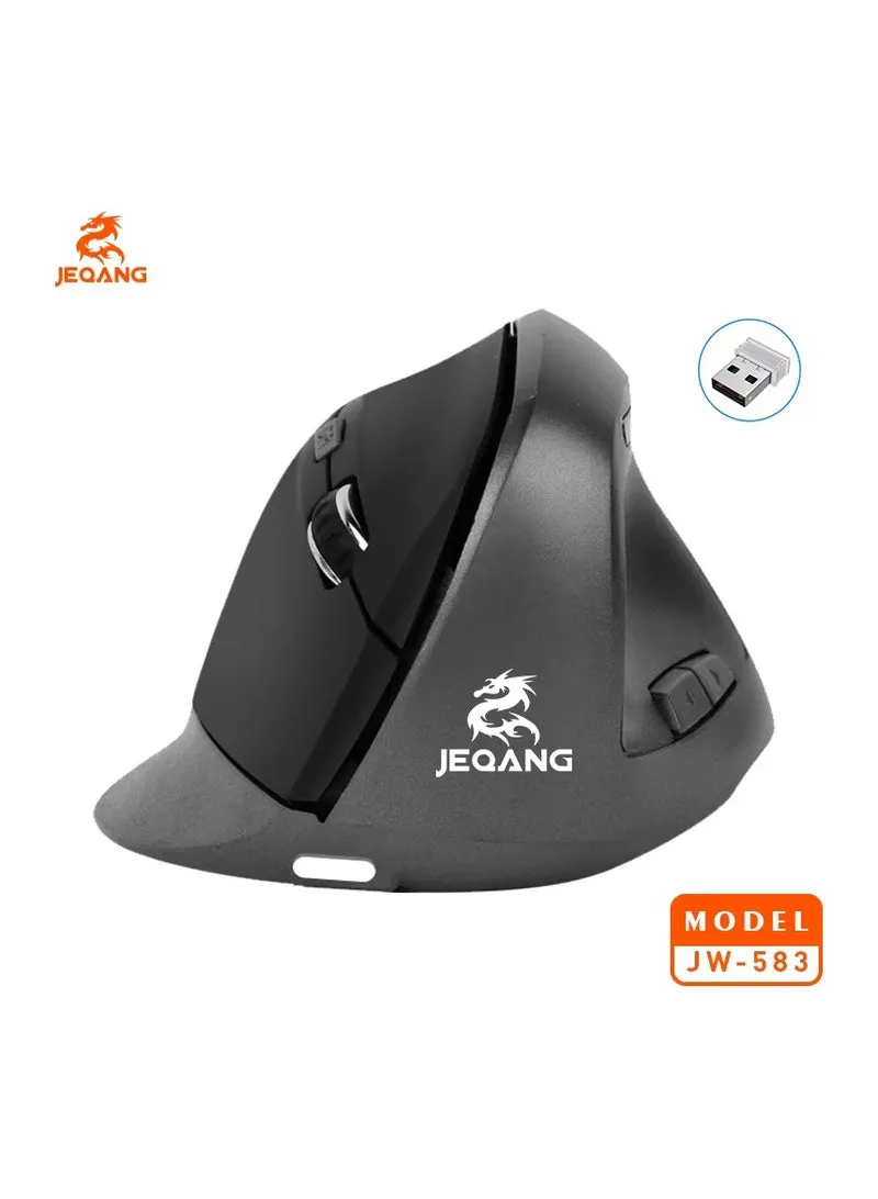 Vertical Wireless and Bluetooth Mouse Jeqang JW-583 Battery