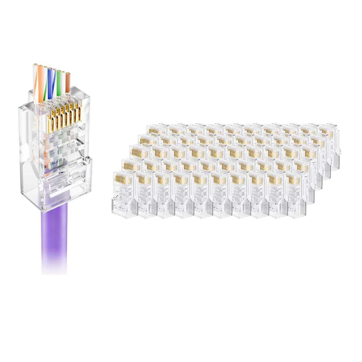 RJ45  Easy  CAT6-A  Goldvision