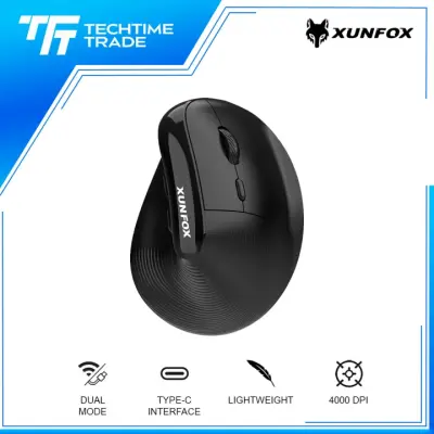 Mouse XUNFOX H5 Dual Mode Vertical /2.4GHz and Bluetooth