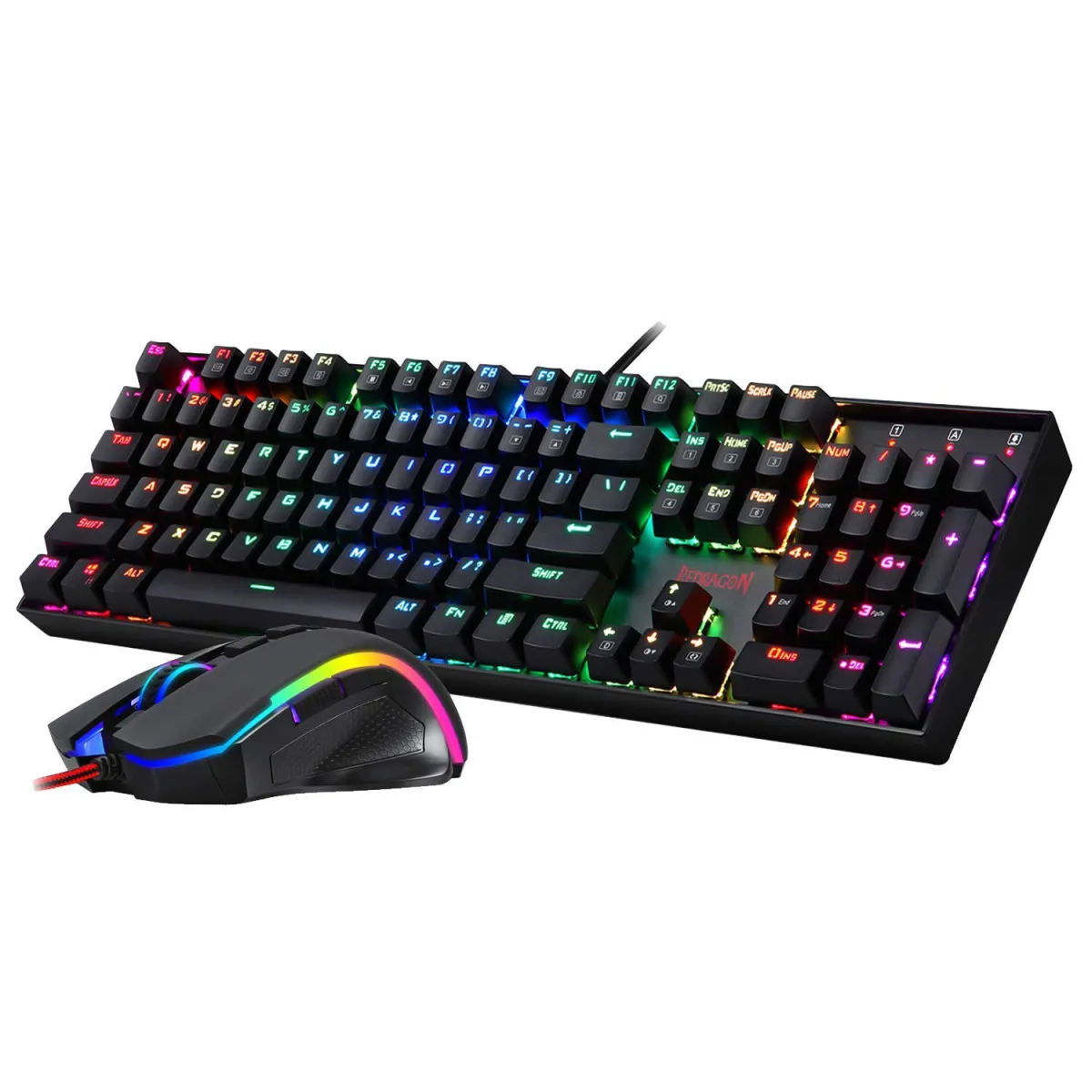 Keyboard Mechanical and Mouse RGB M115 Wired