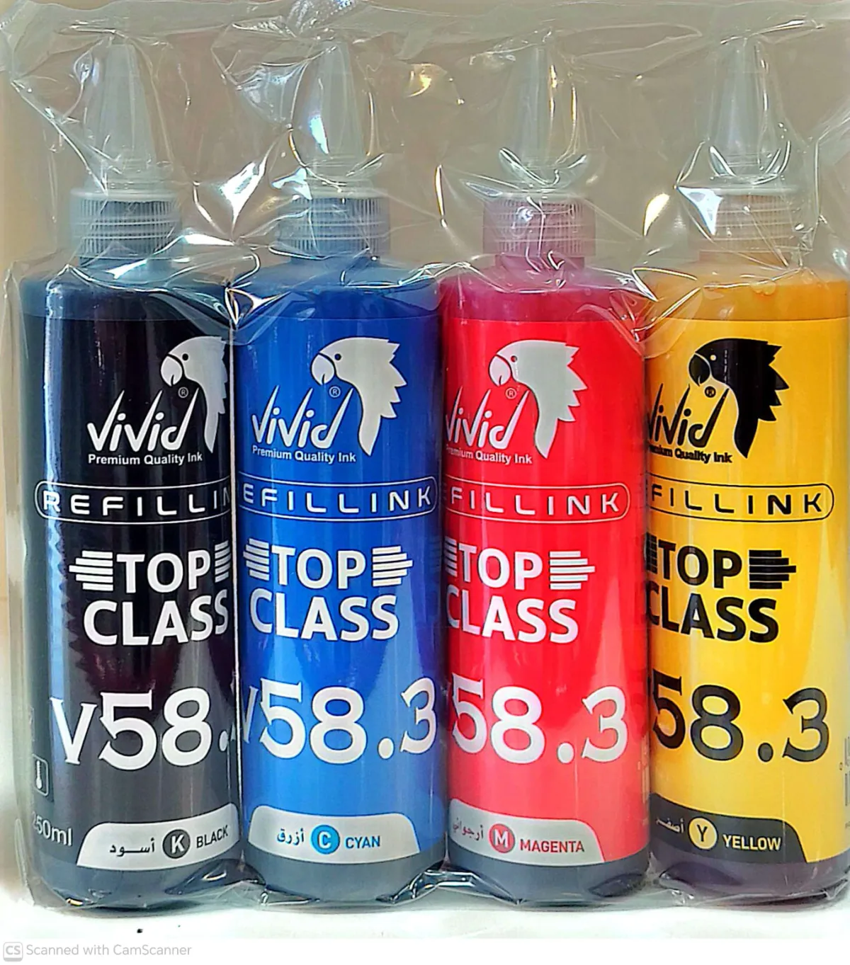 Refill Ink Epson Vivid Set V58.3 250ml