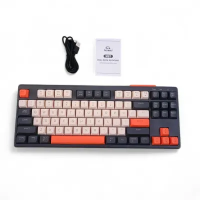 Keyboard FREEWOLF M87 RGB Bluetooth and Wireless