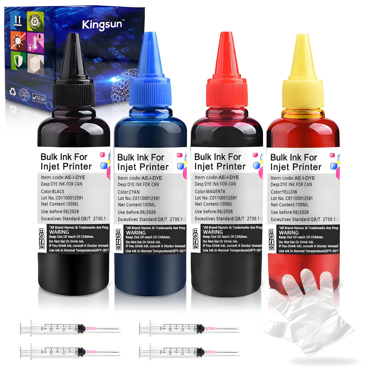 Refill Epson Set 100ml ink V57.1 vivid