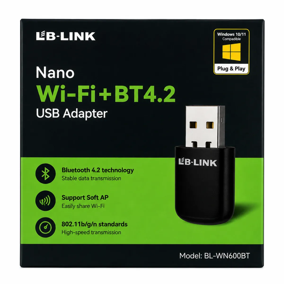 USB LB-Link WiFi + BT4.2 BL-WN600BT