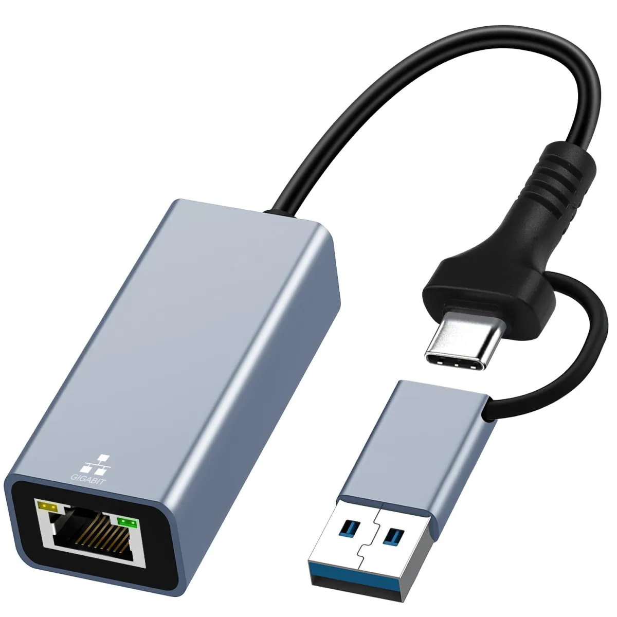Adapter PEEX USB-C & USB-A To LAN