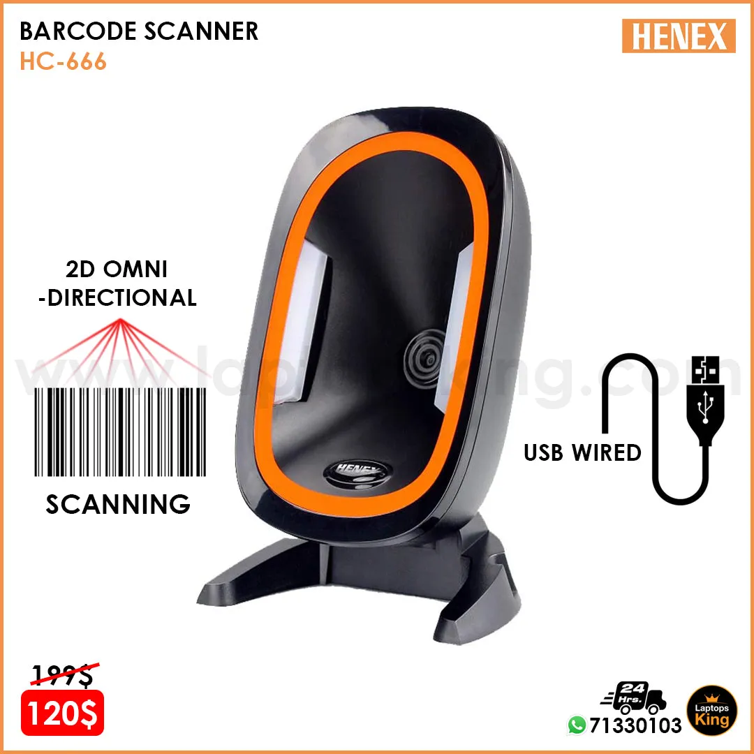 Barcode Reaser HENEX H2210 USB